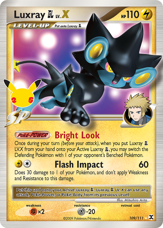 Luxray GL LV.X 109/025 Classic Collection Celebrations: Classic Collection