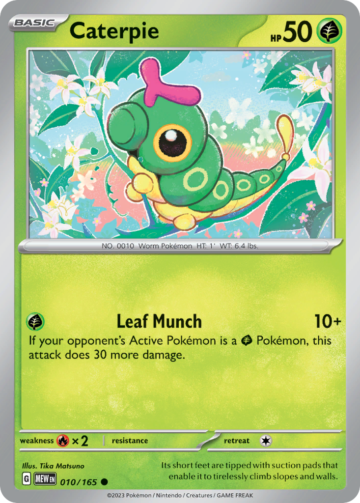 Caterpie 010/165 Common 151