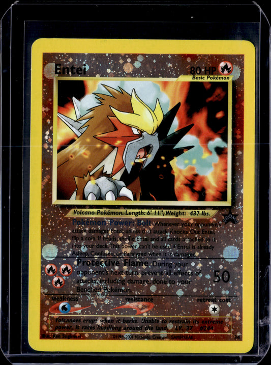 Entei WoTC Promo #34/53 Reverse Holofoil Pokémon Card (front)