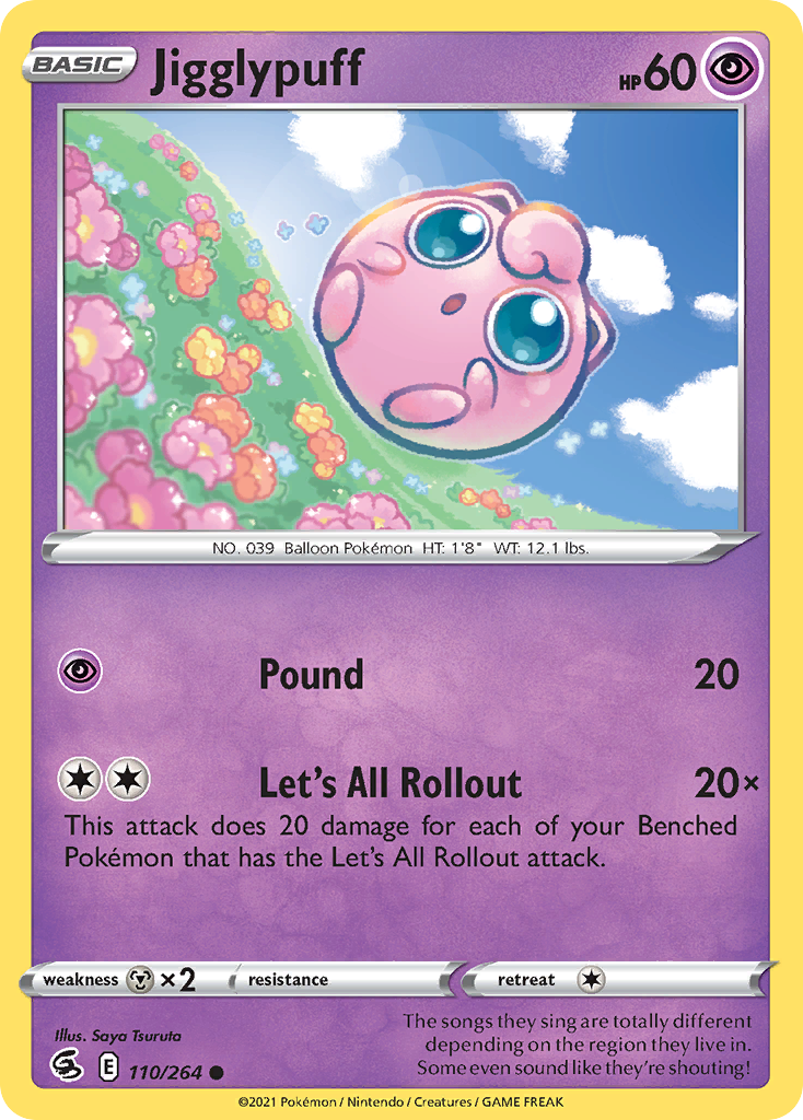 Jigglypuff 110/264 Common Fusion Strike