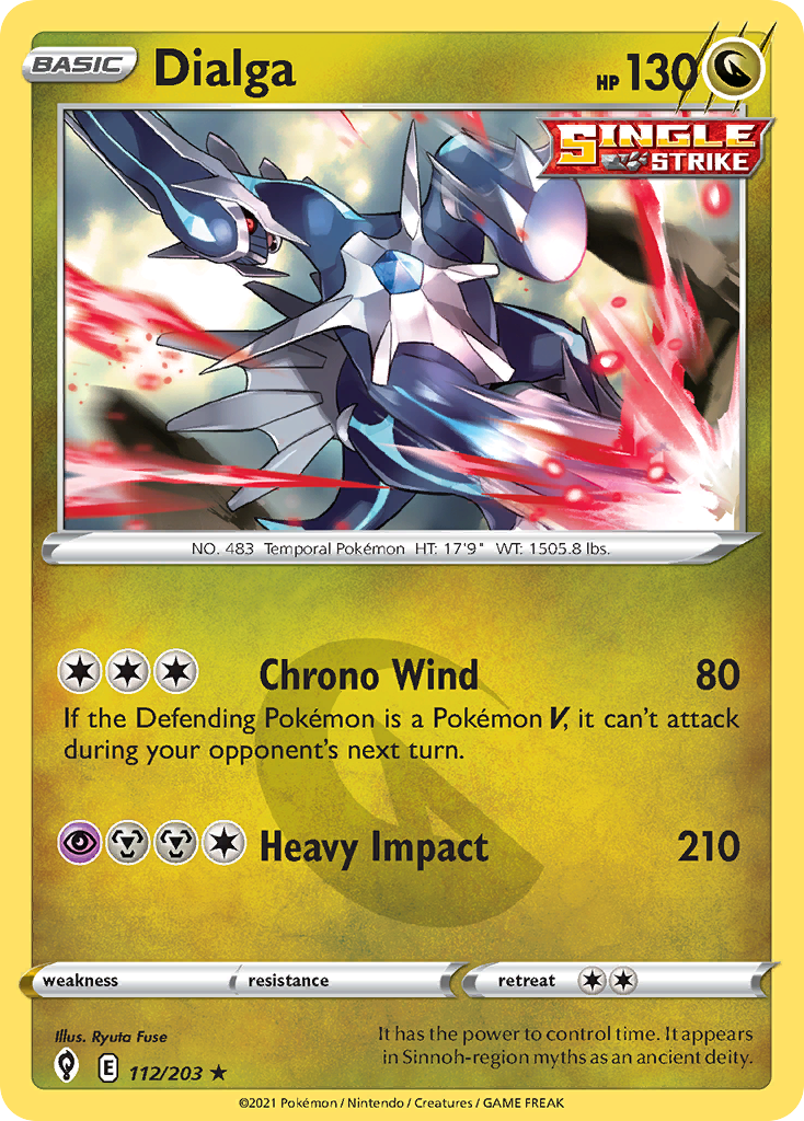 Dialga 112/203 Rare Holo Evolving Skies