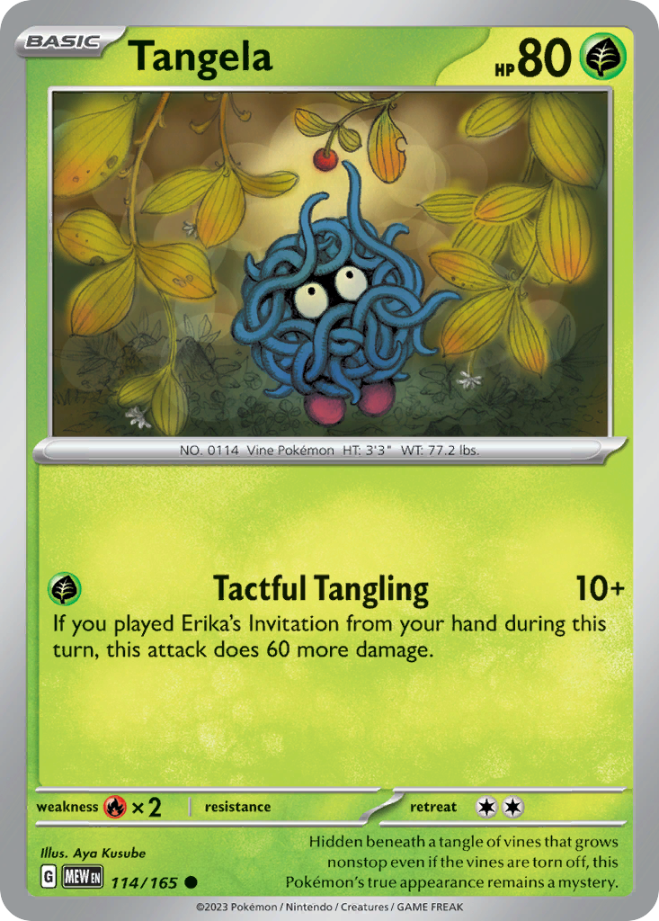 Tangela 114/165 Common 151