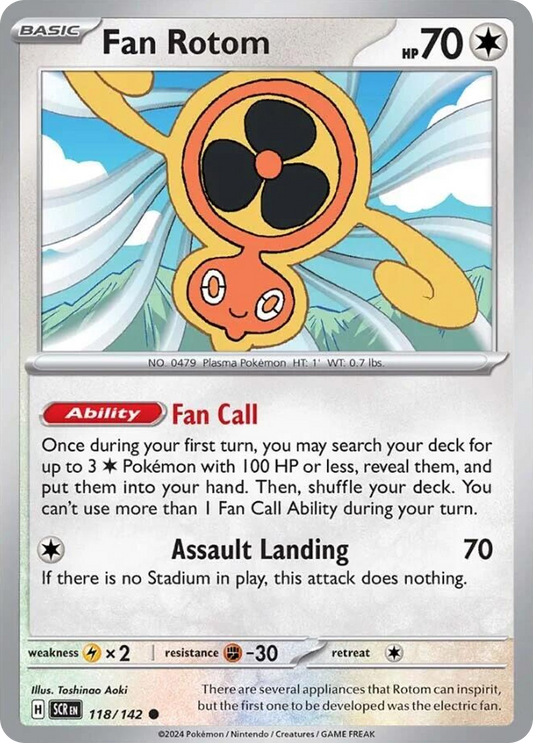 Fan Rotom 118/142 Common Stellar Crown