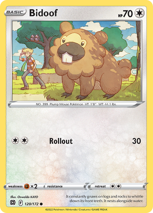 Bidoof 120/172 Common Brilliant Stars