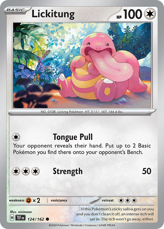 Lickitung 124/162 Common Temporal Forces