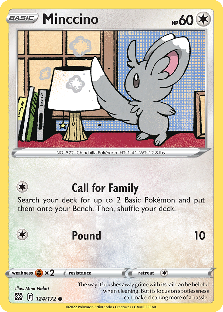 Minccino 124/172 Common Brilliant Stars