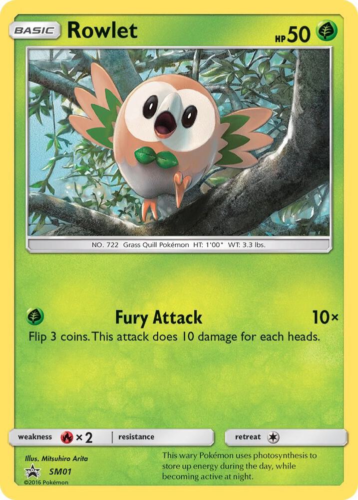Rowlet - SM01 SM01 Promo SM Promos Pokémon card