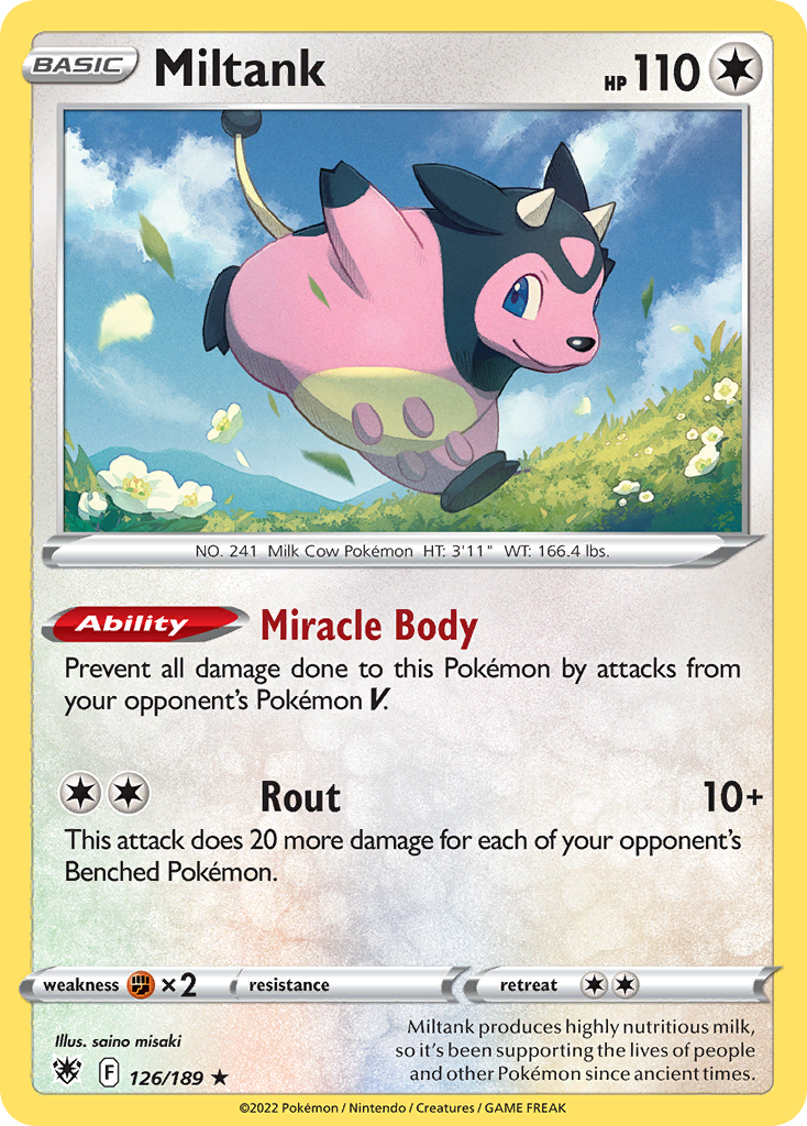 Miltank 126/189 Rare Holo Astral Radiance