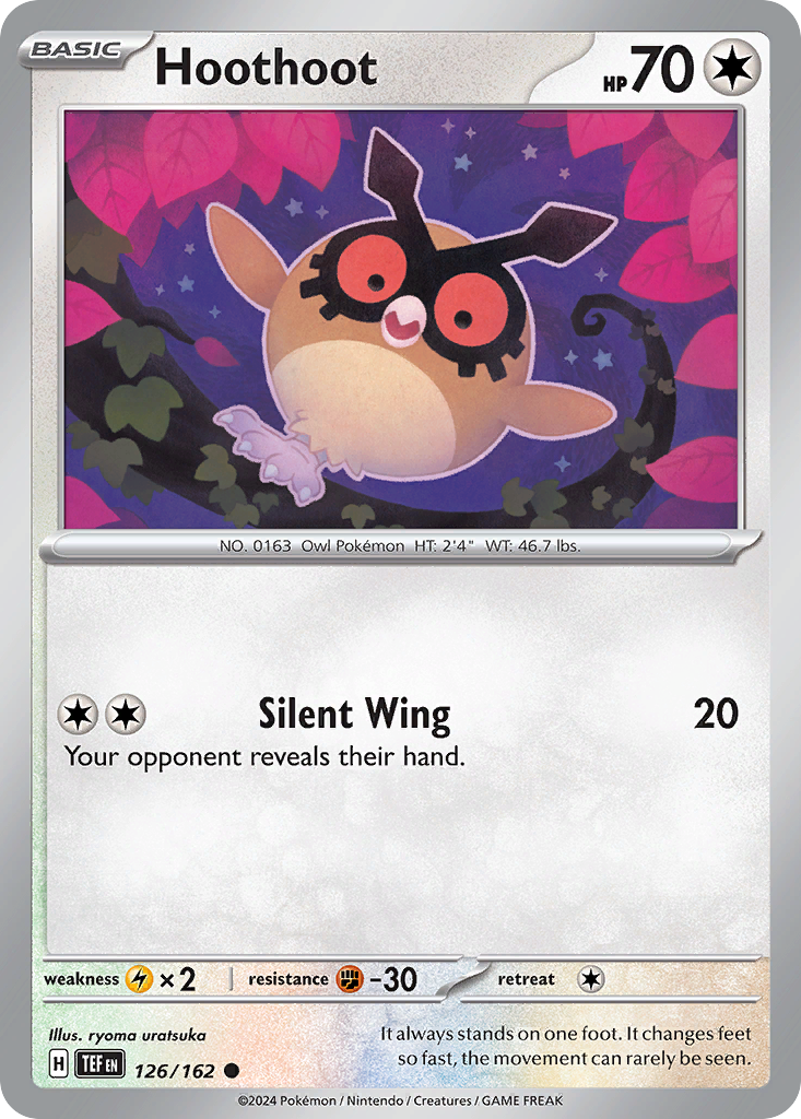 Hoothoot 126/162 Common Temporal Forces