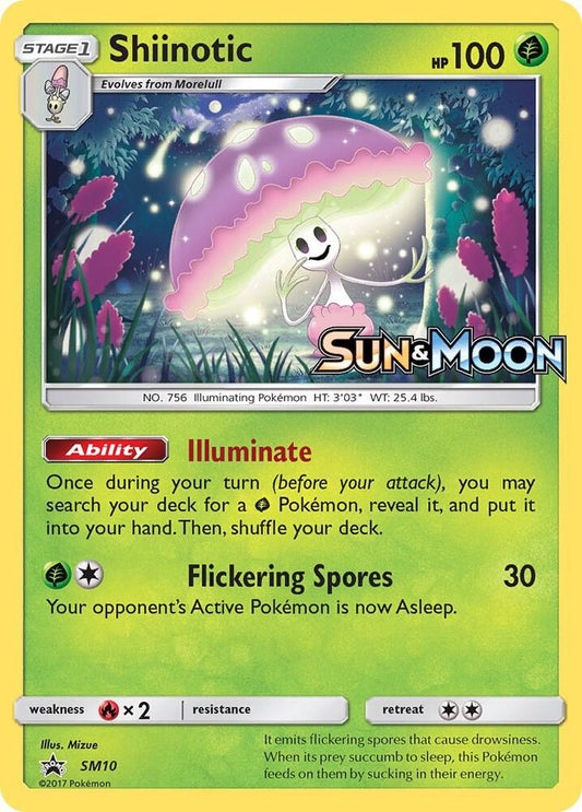 Shiinotic - SM10 (Prerelease) SM10 Promo SM Promos Pokémon card