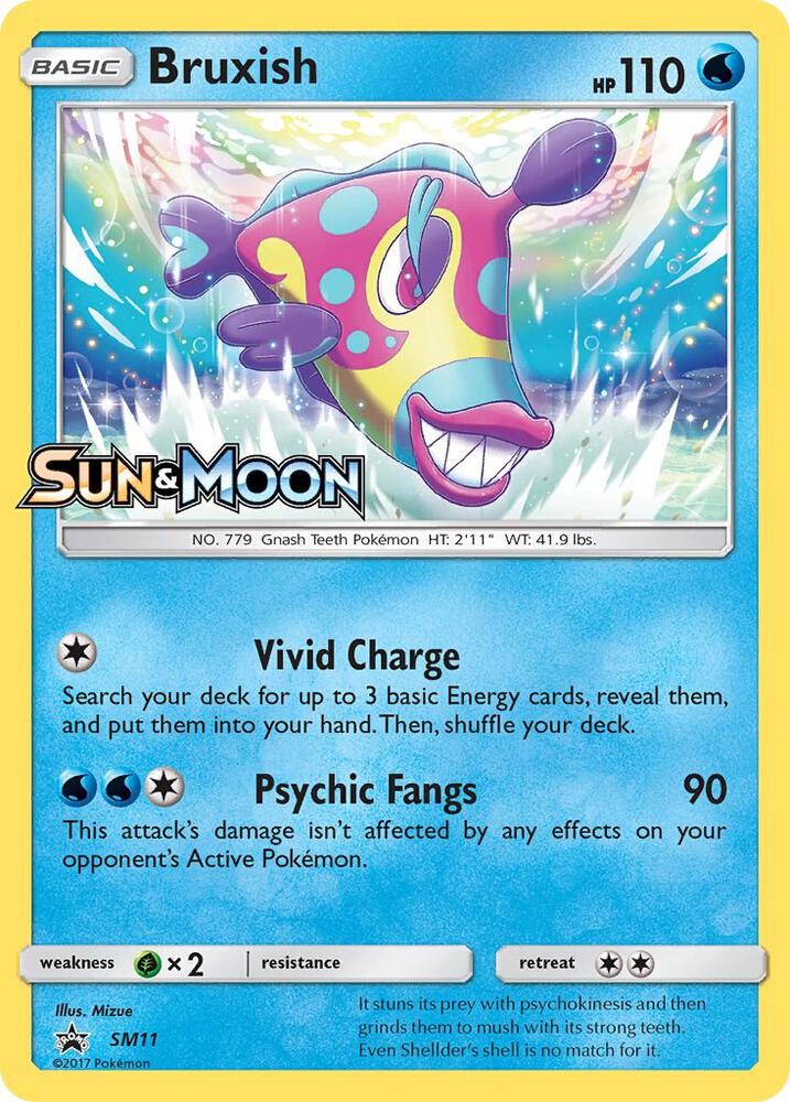 Bruxish - SM11 (Prerelease) SM11 Promo SM Promos Pokémon card