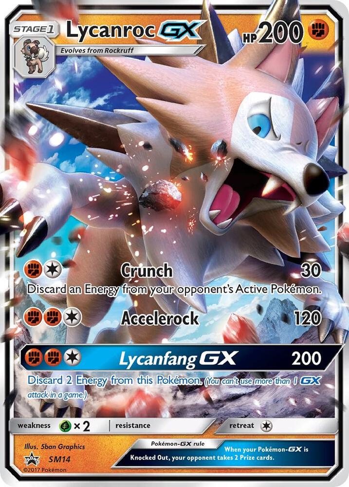 Lycanroc GX - SM14 SM14 Promo SM Promos Pokémon card