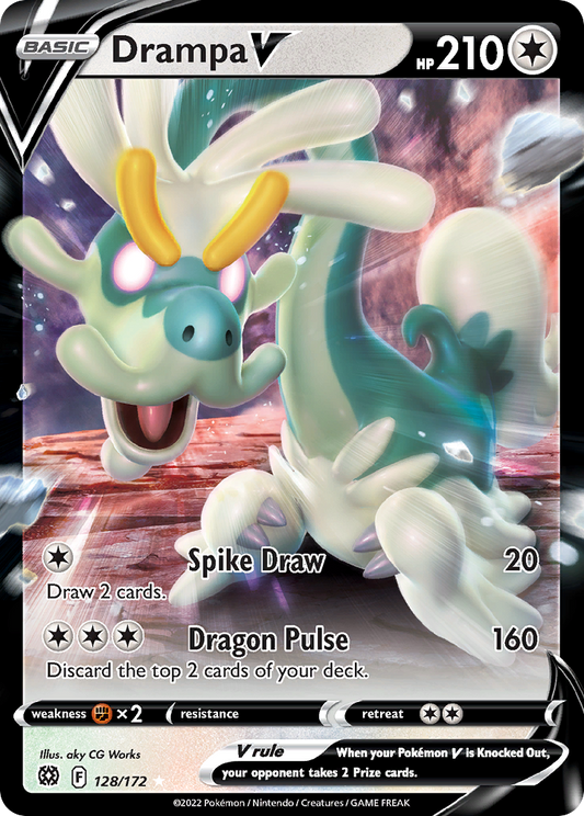 Drampa V 128/172 Rare Holo V Brilliant Stars