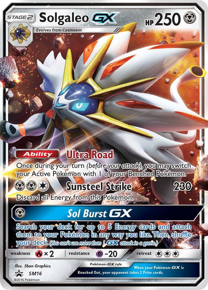 Solgaleo GX - SM16 - SM16 Promo SM Promos