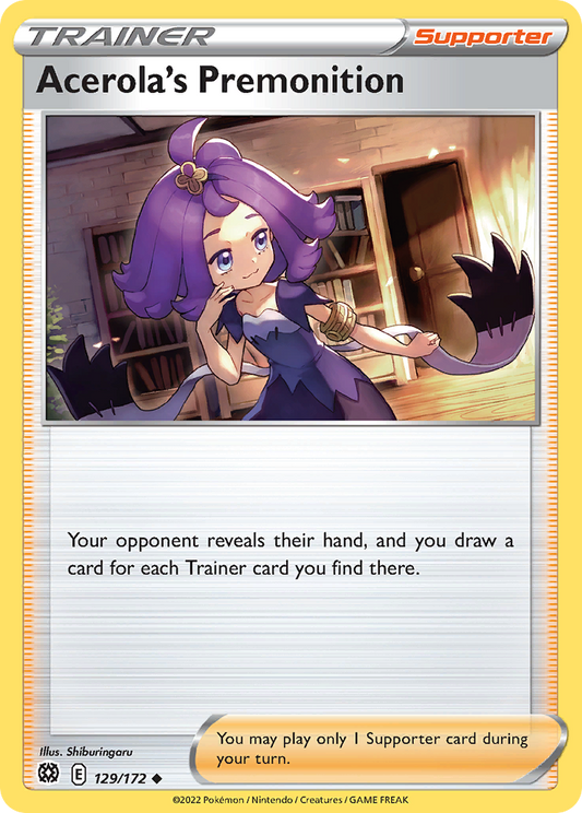 Acerola's Premonition 129/172 Uncommon Brilliant Stars