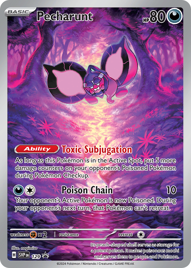 Pecharunt 129/165 Promo Scarlet & Violet Black Star Promos