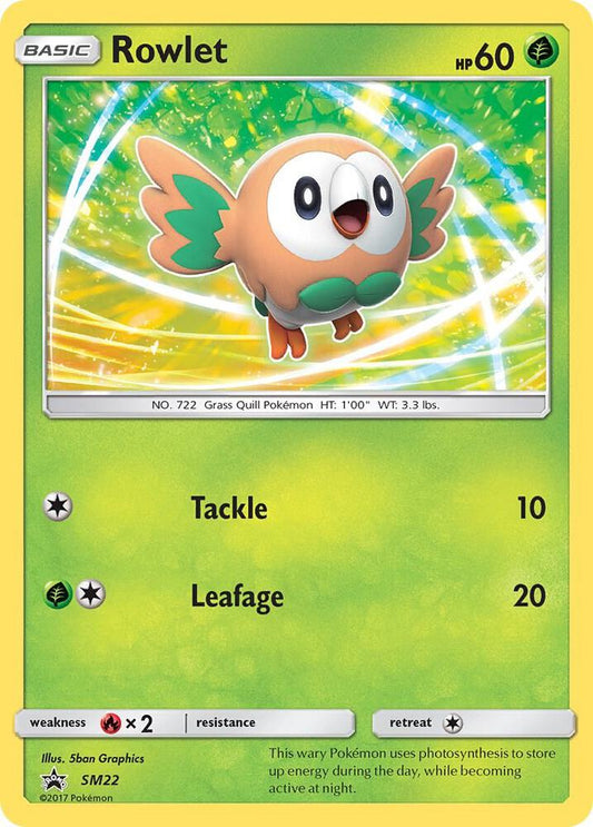 Rowlet - SM22 SM22 Promo SM Promos Pokémon card