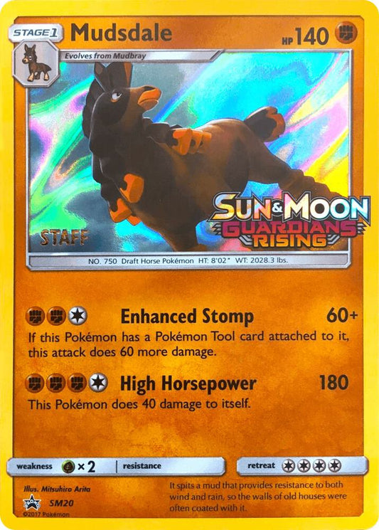 Mudsdale - SM20 (Prerelease) [Staff] SM20 Promo SM Promos Pokémon card