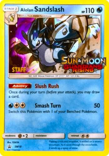 Alolan Sandslash - SM18 (Prerelease) [Staff] SM18 Promo SM Promos Pokémon card