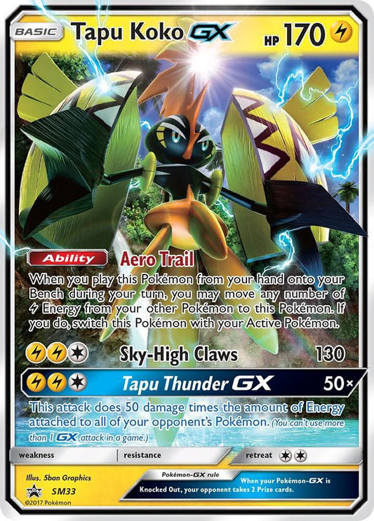Tapu Koko GX - SM33 SM33 Promo SM Promos Pokémon card