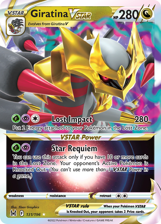 Giratina VSTAR 131/196 Rare Holo VSTAR Lost Origin