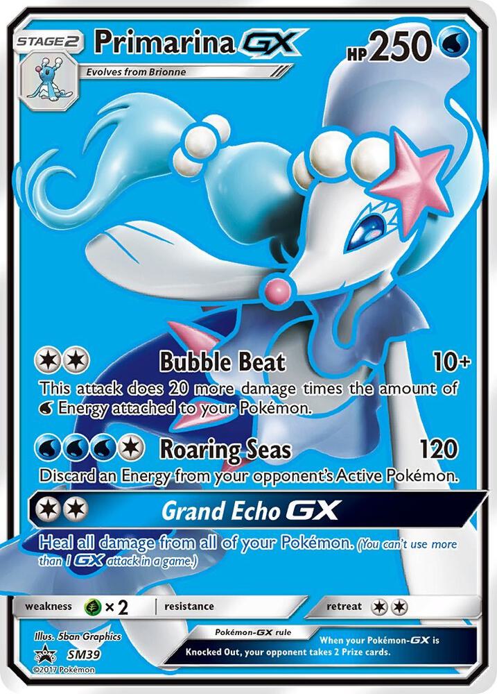 Primarina GX - SM39 SM39 Promo SM Promos Pokémon card