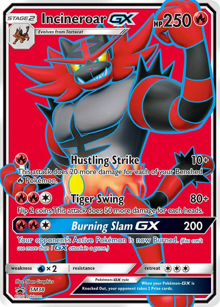 Incineroar GX - SM38 SM38 Promo SM Promos Pokémon card
