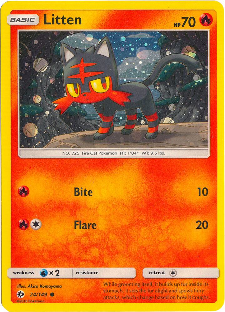 Litten - 24/149 (Cosmos Holo) 024/149 Promo Miscellaneous Cards & Products Pokémon card