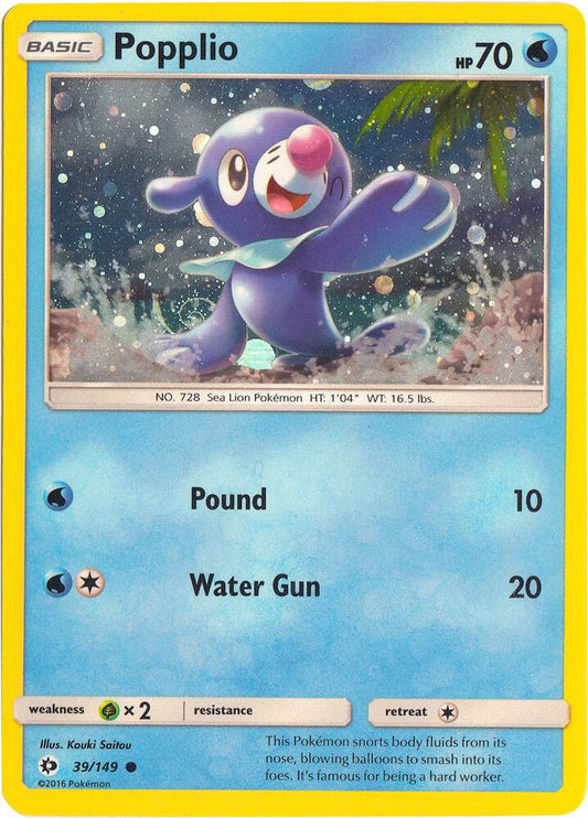 Popplio - 39/149 (Cosmos Holo) 039/149 Promo Miscellaneous Cards & Products Pokémon card