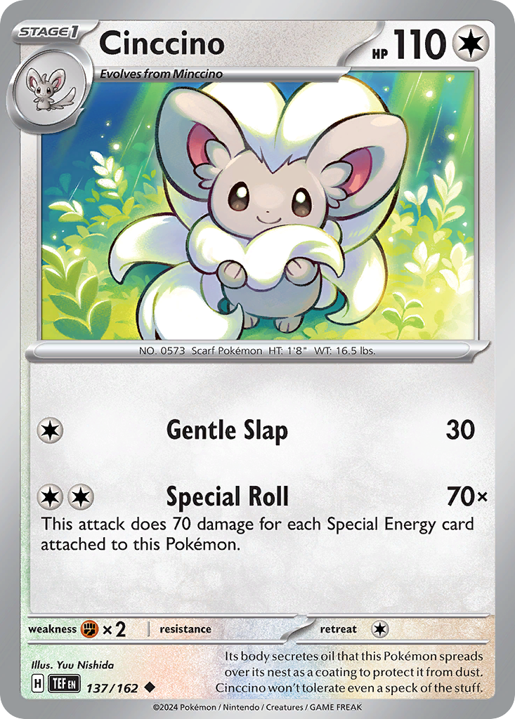 Cinccino 137/162 Uncommon Temporal Forces