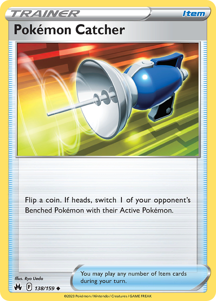 Pokémon Catcher 138/159 Uncommon Crown Zenith