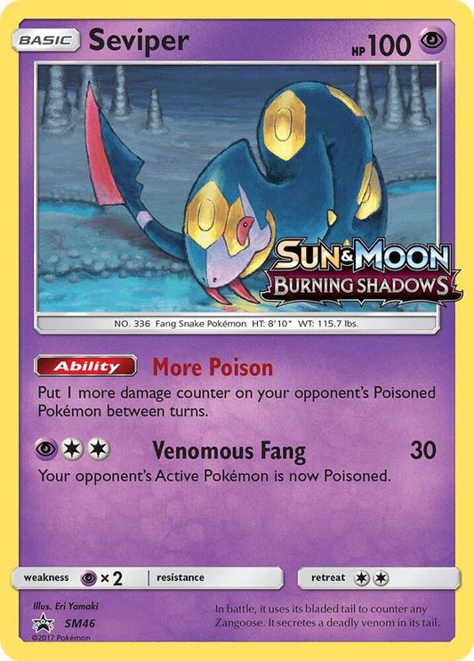 Seviper - SM46 (Prerelease) SM46 Promo SM Promos Pokémon card