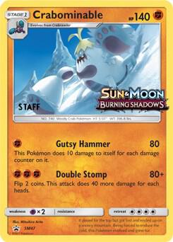 Crabominable - SM47 (Prerelease) [Staff] SM47 Promo SM Promos Pokémon card