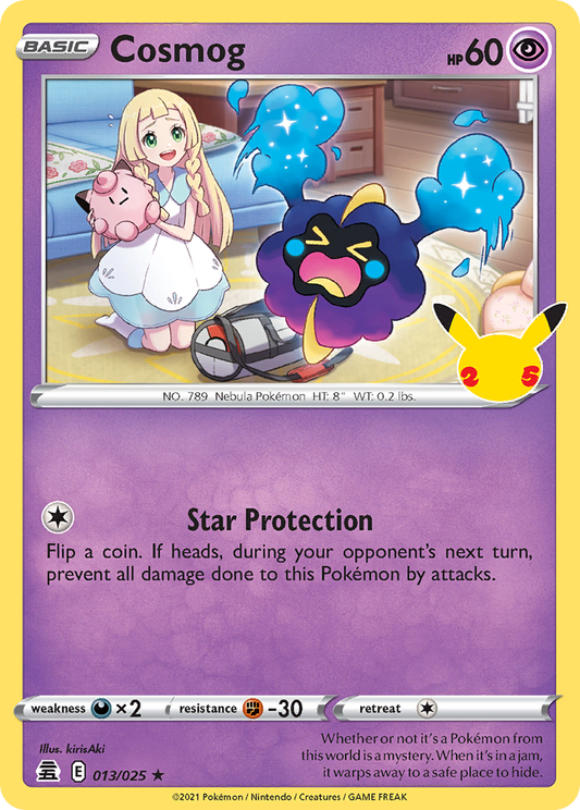 Cosmog 013/025 Rare Celebrations