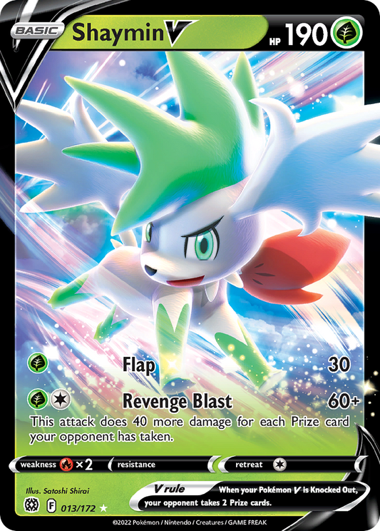 Shaymin V 013/172 Rare Holo V Brilliant Stars