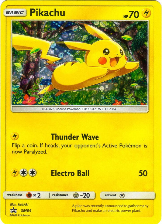 Pikachu - SM04 (General Mills) SM04 Promo Miscellaneous Cards & Products Pokémon card