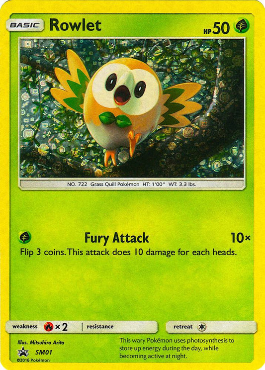 Rowlet - SM01 (General Mills Promo) SM01 Promo Miscellaneous Cards & Products Pokémon card