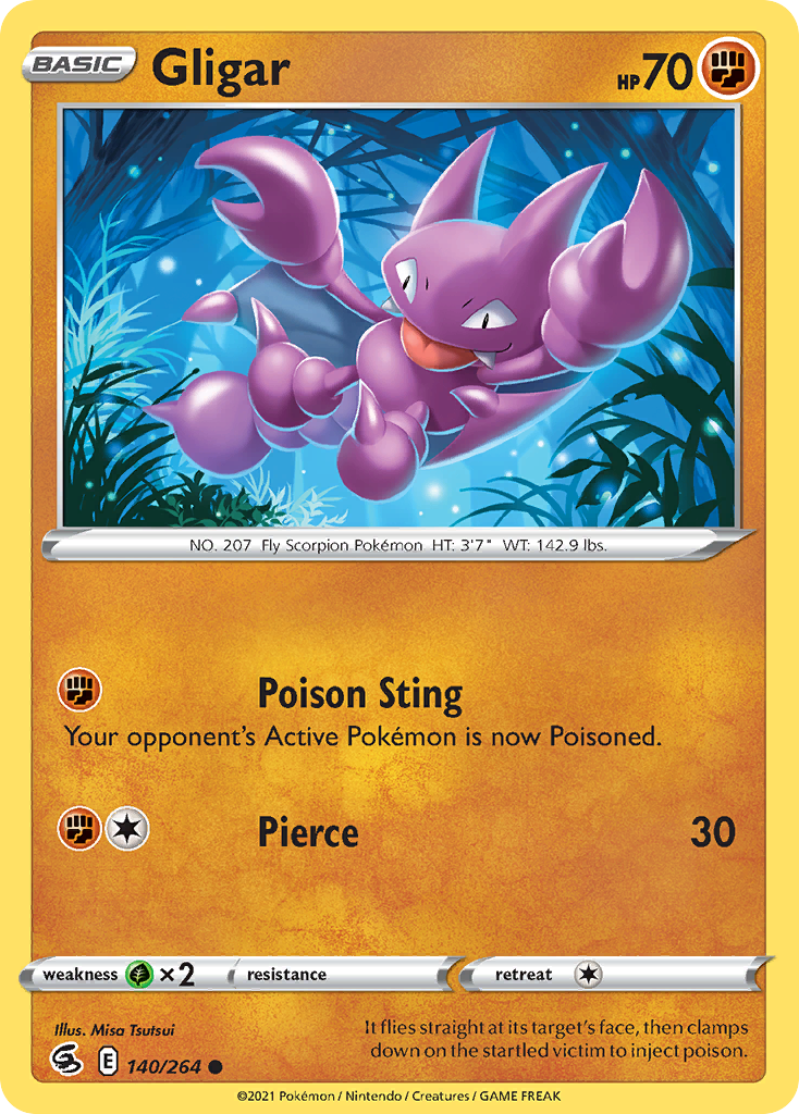 Gligar 140/264 Common Fusion Strike