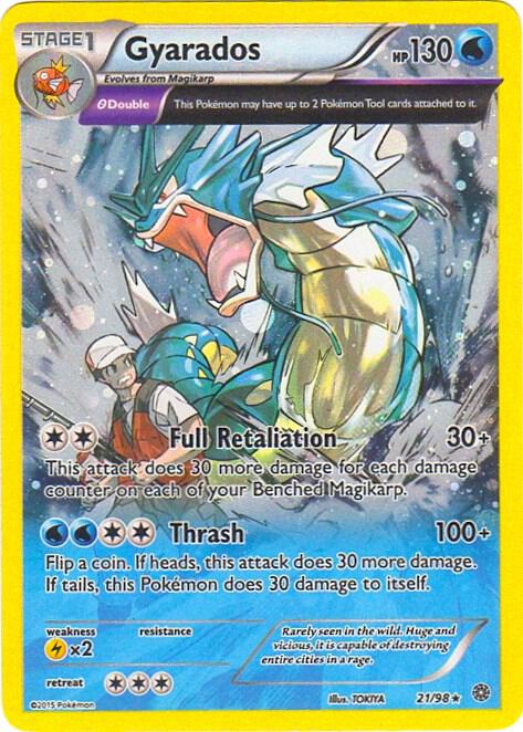 Gyarados - 21/98 (Cosmos Holo) 021/098 Holo Rare Miscellaneous Cards & Products Pokémon card