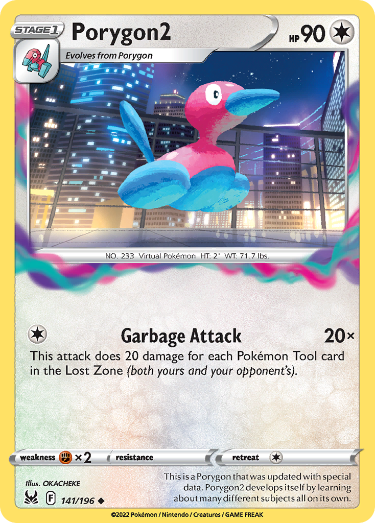 Porygon2 141/196 Uncommon Lost Origin