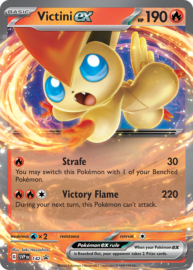 Victini ex 142/165 Promo Scarlet & Violet Black Star Promos