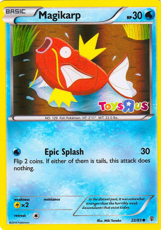 Magikarp - 22/83 (Toys R Us Promo) 022/083 Promo Miscellaneous Cards & Products Pokémon card