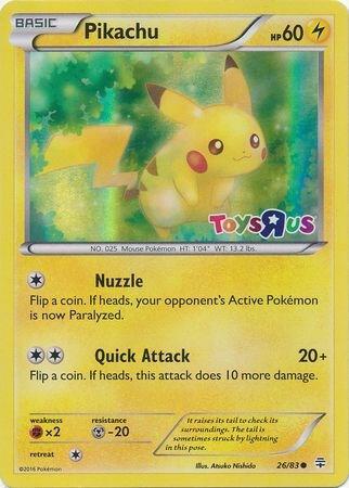 Pikachu - 26/83 (Toys R Us) 026/083 Promo Miscellaneous Cards & Products Pokémon card