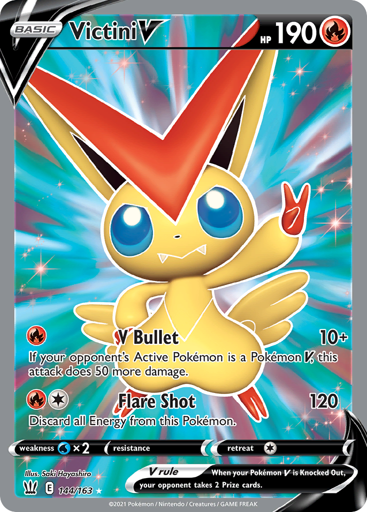 Victini V 144/163 Rare Ultra Battle Styles