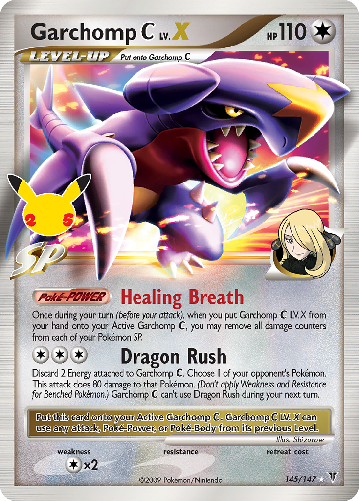 Garchomp C LV.X 145/025 Classic Collection Celebrations: Classic Collection