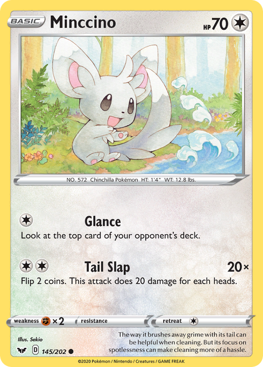 Minccino 145/202 Common Sword & Shield