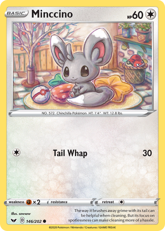 Minccino 146/202 Common Sword & Shield