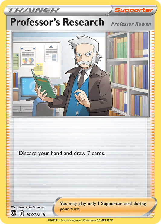 Professor's Research 147/172 Rare Holo Brilliant Stars