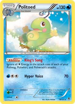 Politoed - 18/111 (Cosmos Holo) 018/111 Promo Miscellaneous Cards & Products Pokémon card