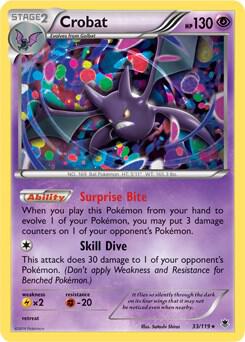 Crobat - 33/119 (Cosmos Holo) 033/119 Promo Miscellaneous Cards & Products Pokémon card
